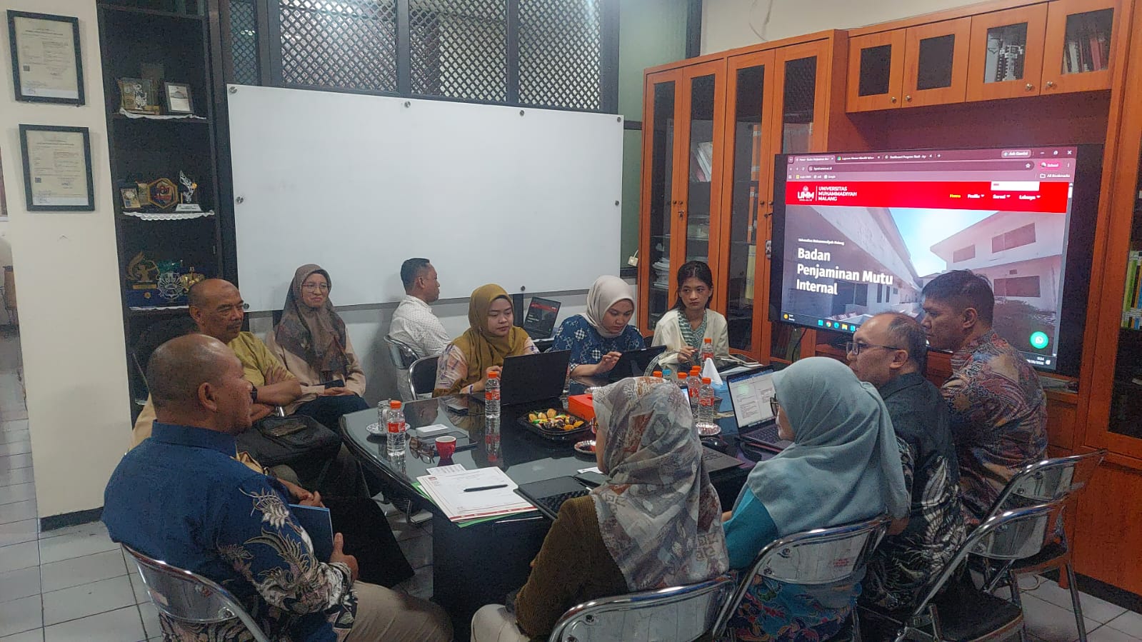 Kunjungan benchmarking President University ke Universitas Muhammadiyah Malang